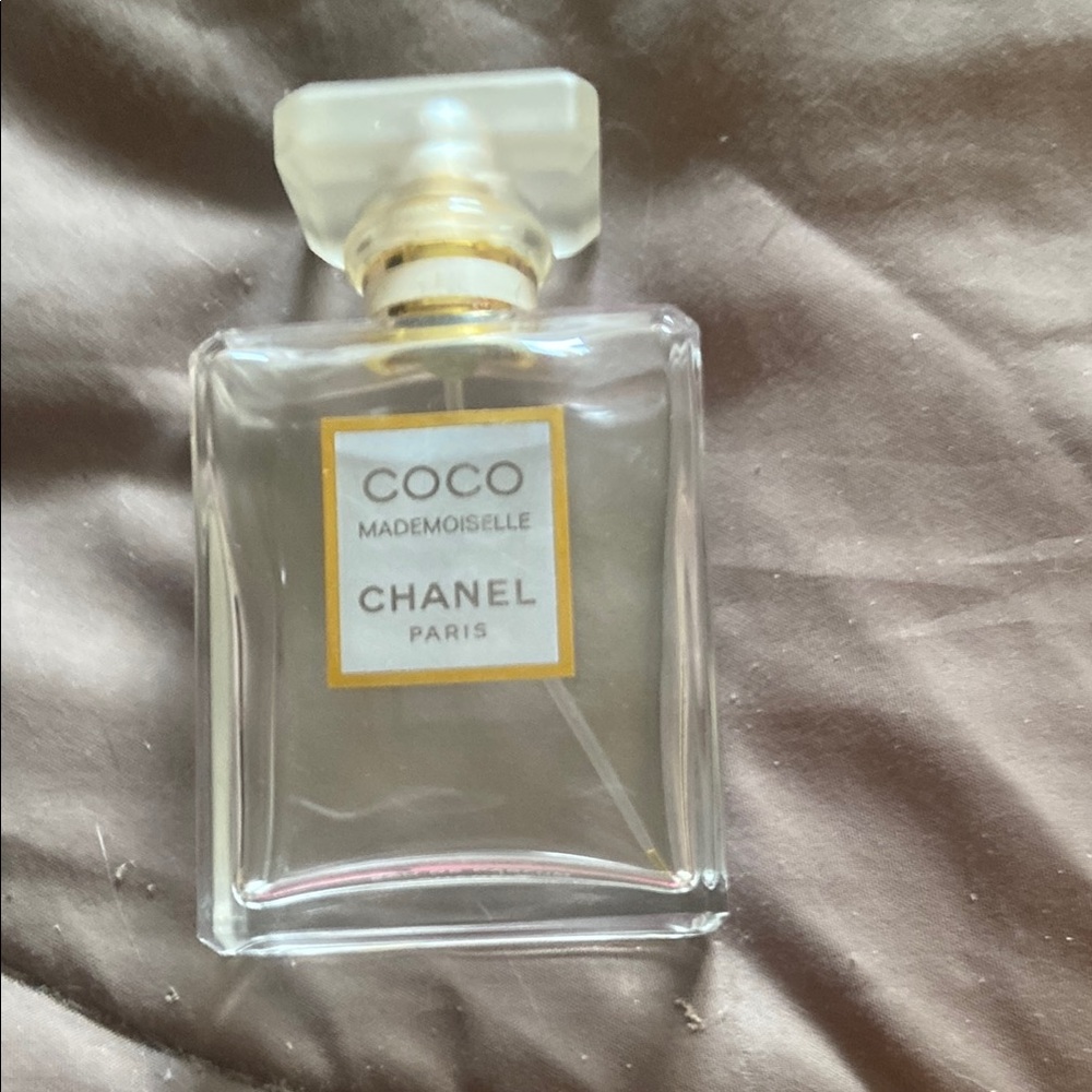 CHANEL Coco Mademoiselle Fragrance Bottle with Gold Accents